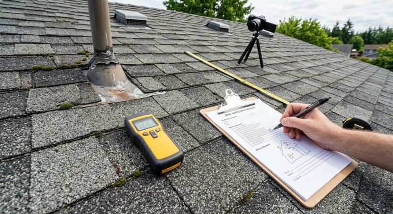 Asphalt Roof Inspection in Springfield, VA