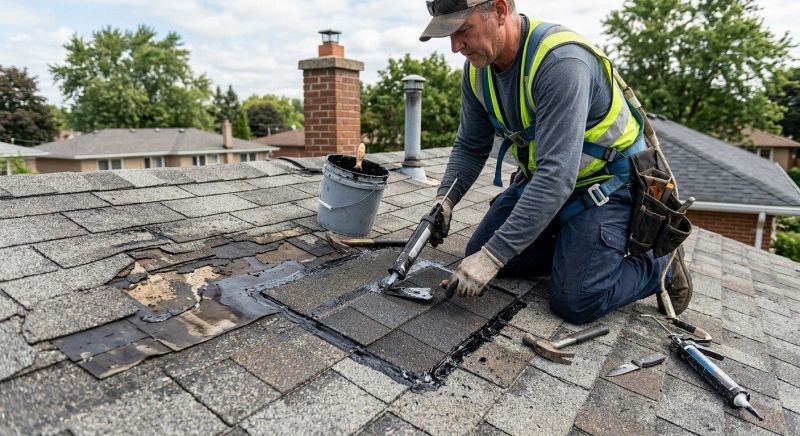 Asphalt Roof Leak Repair in Springfield, VA