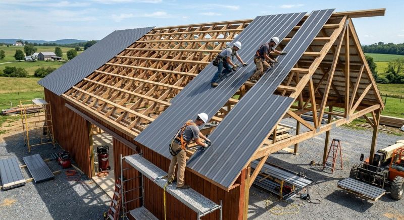 Barn Roof Installation in Stafford County, VA