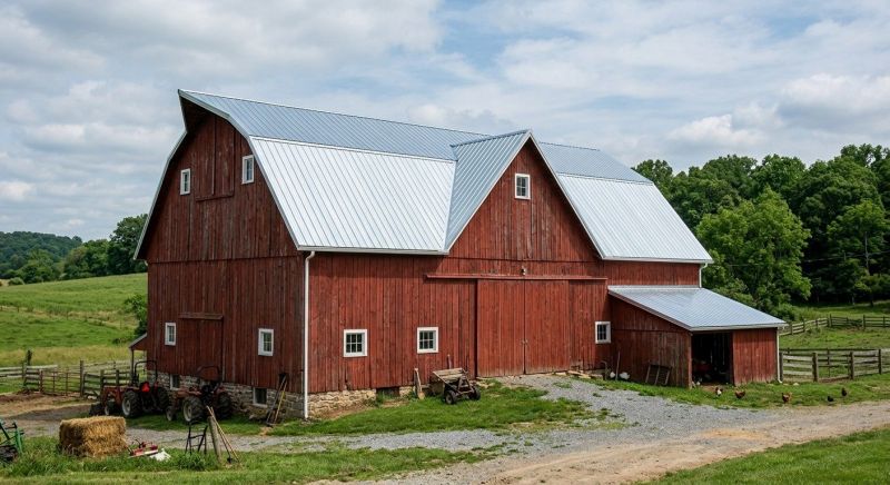Barn Roof Replacement in Warrenton, VA