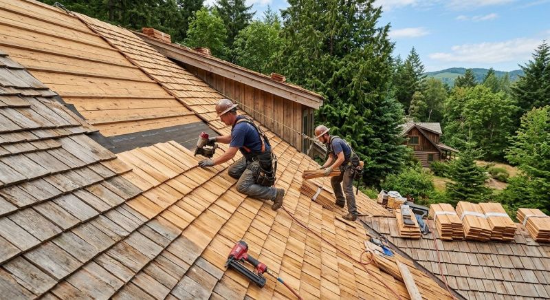Cedar Roof Installation in Triangle, VA