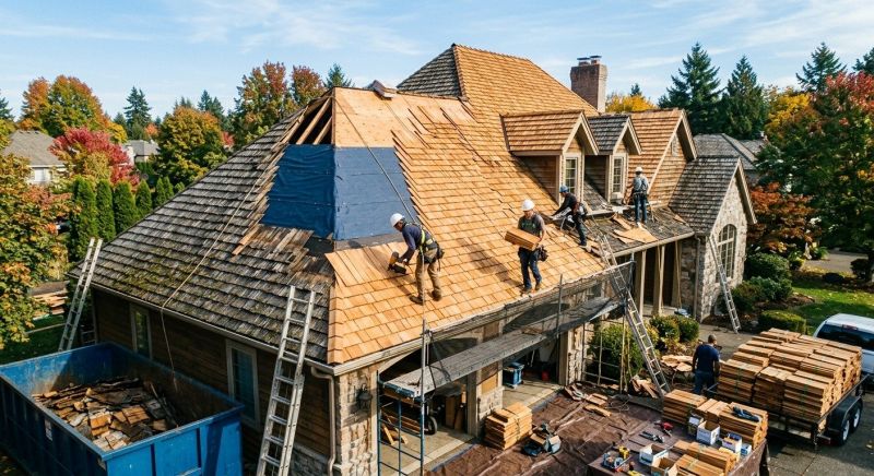 Cedar Roof Replacement in Bryans Road, MD
