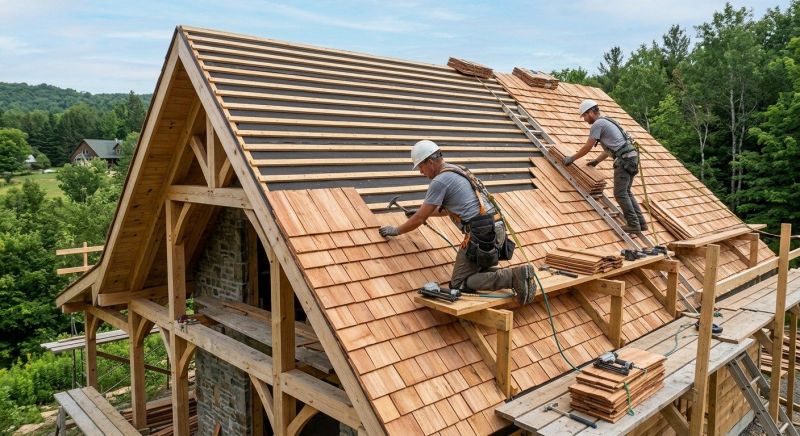 Cedar Shake Roof Construction in Triangle, VA