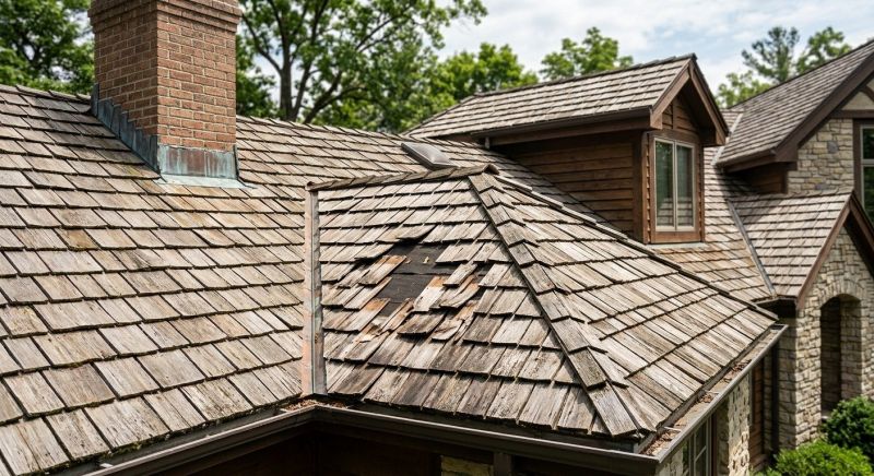 Cedar Shake Roof Repair in Clifton, VA
