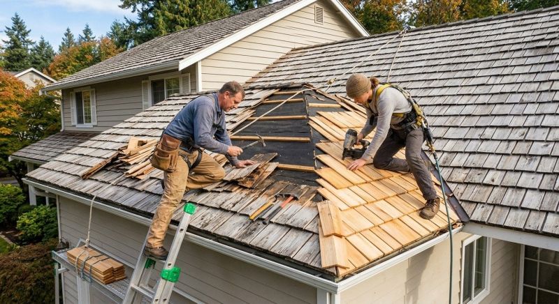 Cedar Shingles Repair in King George County, VA