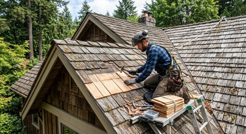 Cedar Shingles Repair in Stafford, VA