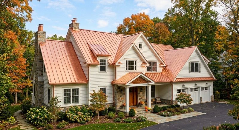 Copper Roof Replacement in Stafford County, VA