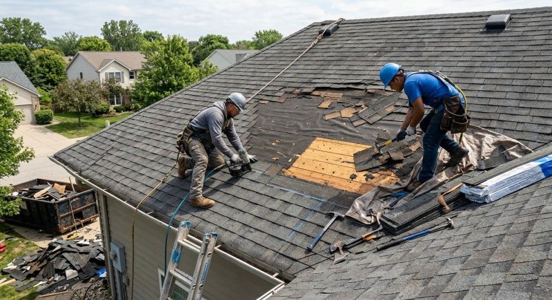 Damaged Roof Repair in Remington, VA