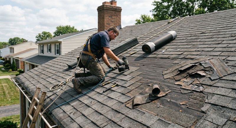 Damaged Roof Repair in Triangle, VA