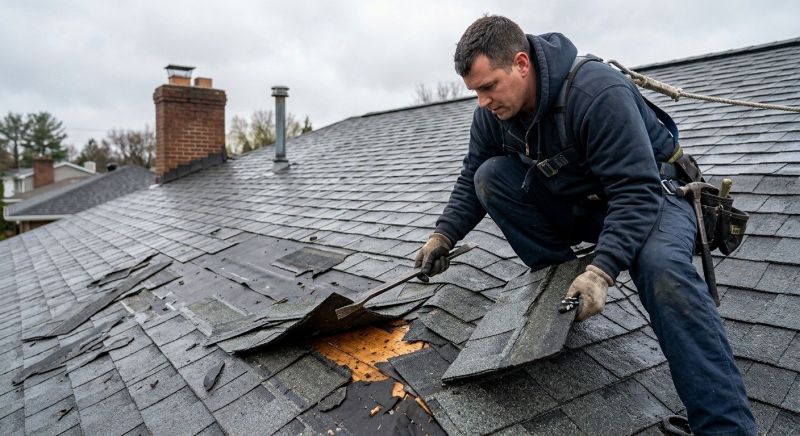 Damaged Roof Replacement in Triangle, VA