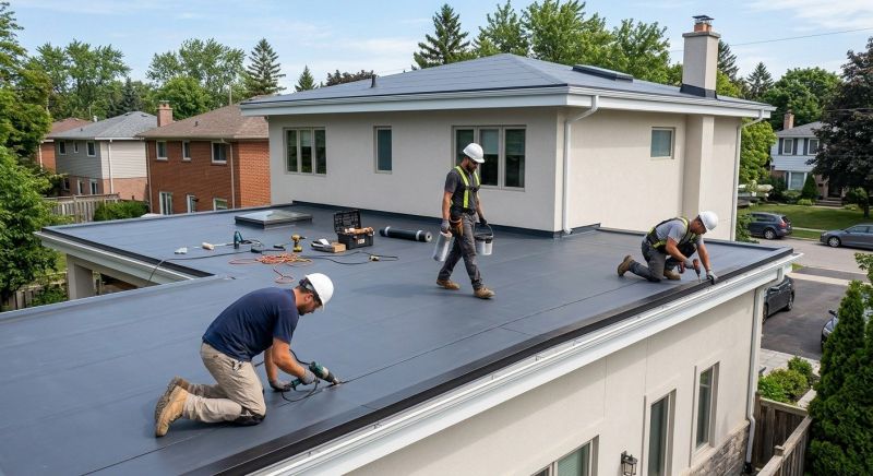 Flat Roof Installation in Bryans Road, MD