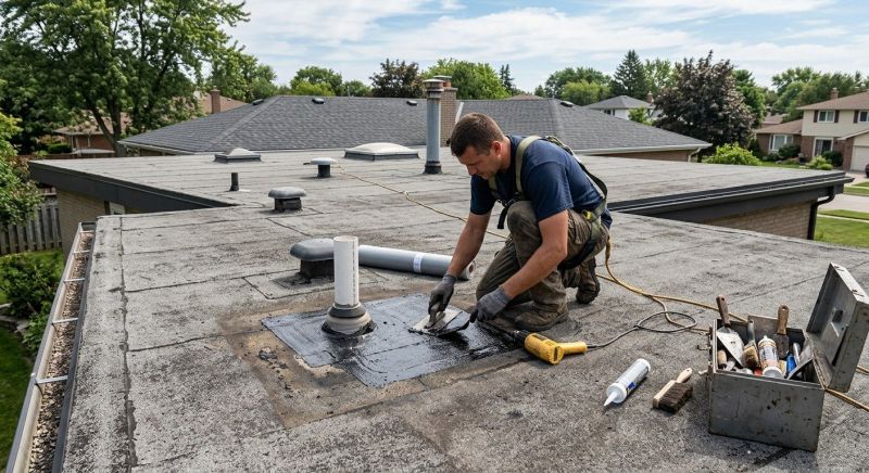 Flat Roof Repair in Burke, VA