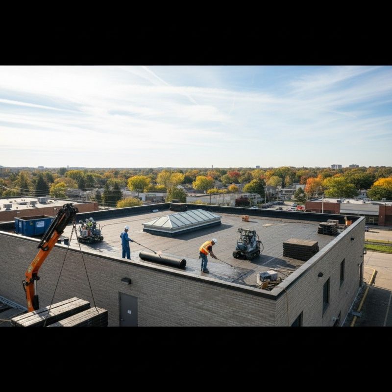 Flat Roof Replacement in Woodbridge, VA