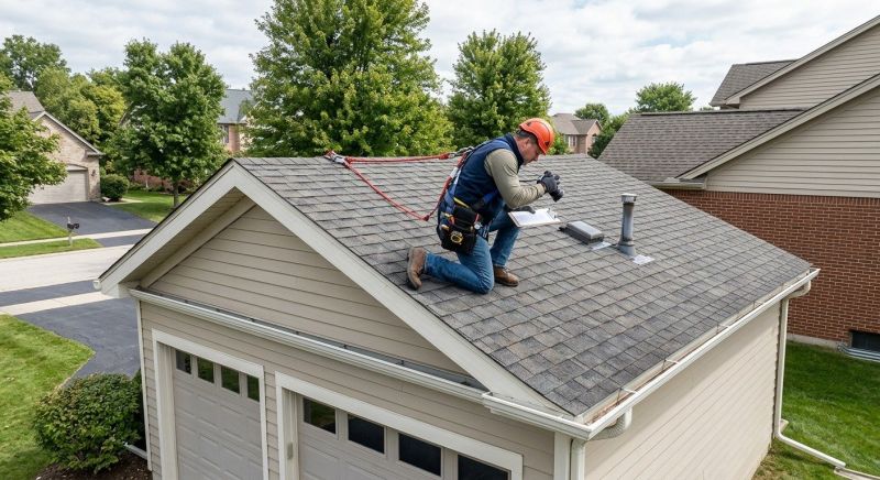 Garage Roof Inspection in Stafford County, VA