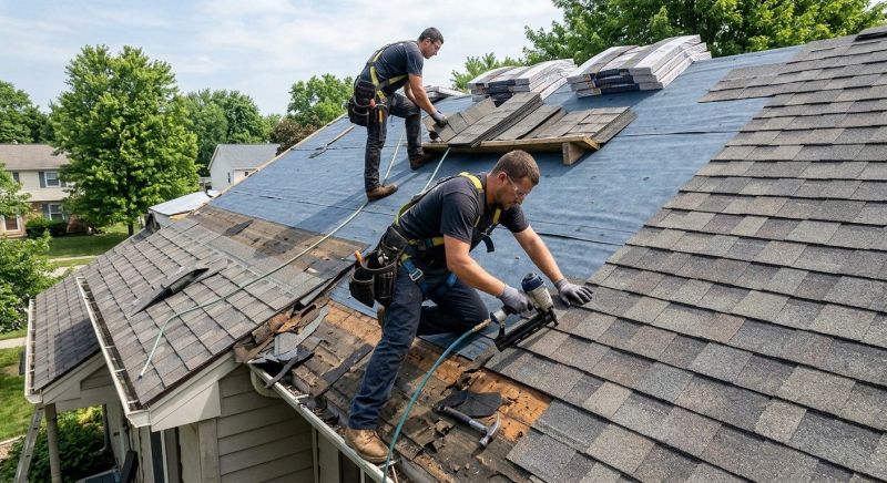 Hip Roof Shingle Replacement in Stafford County, VA