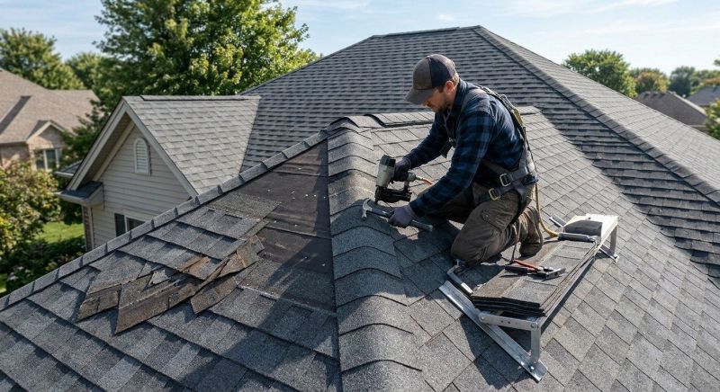 Hip Roof Shingle Replacement in Stafford County, VA