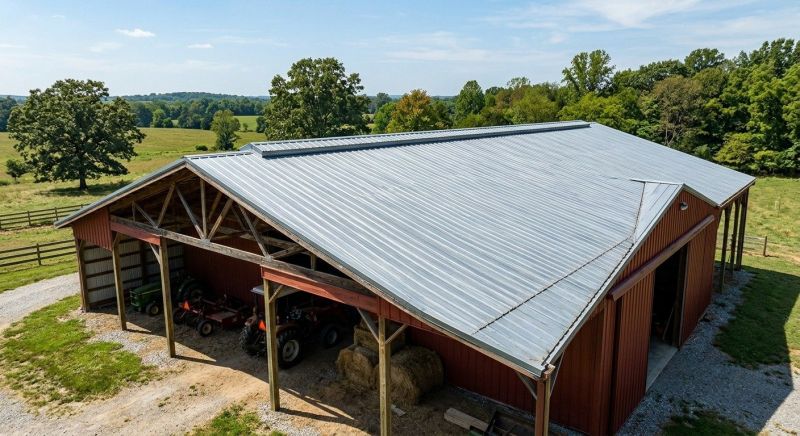 Pole Barn Roof Repair in Bealeton, VA