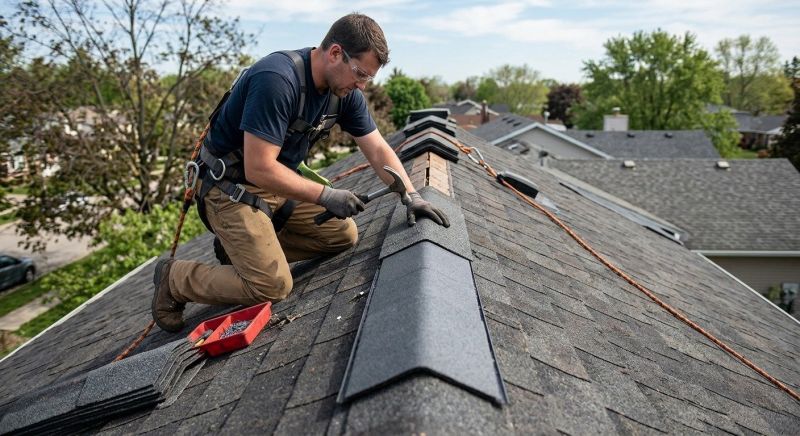 Ridge Cap Repair in Stafford County, VA