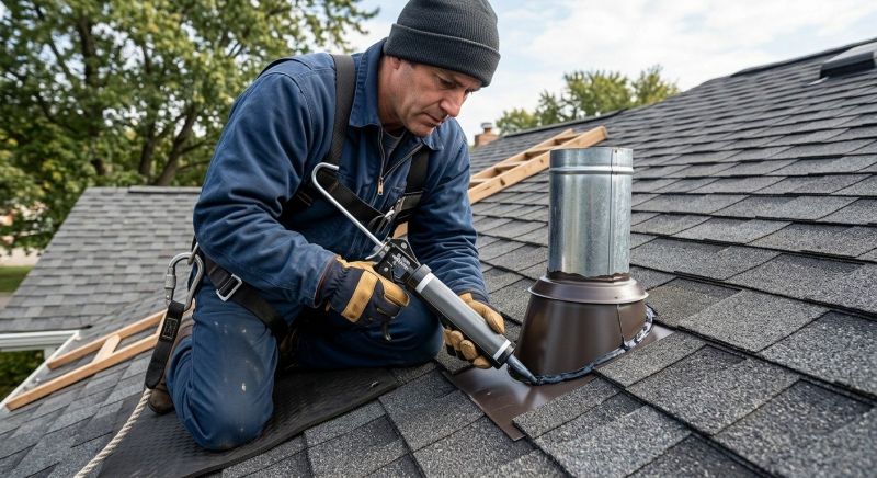 Roof Vent Flashing Repair in Stafford County, VA