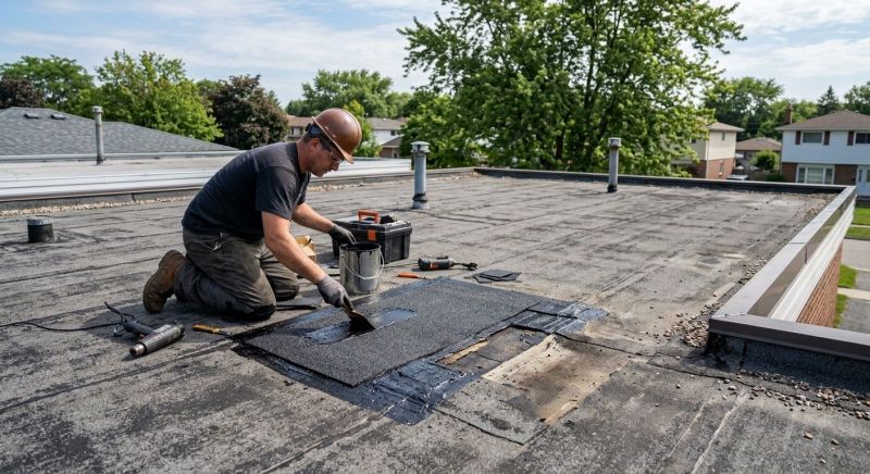 Rubber Roof Repair in Bryans Road, MD