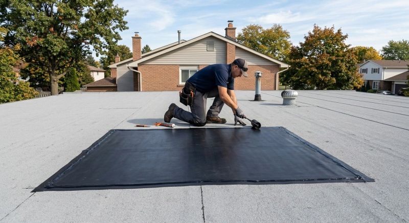 Rubber Roof Repair in Clifton, VA
