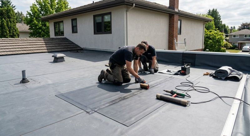 Rubber Roof Repair in Clifton, VA