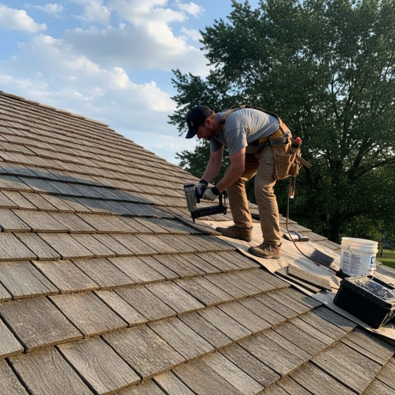 Shake Shingle Repair in Fredericksburg, VA