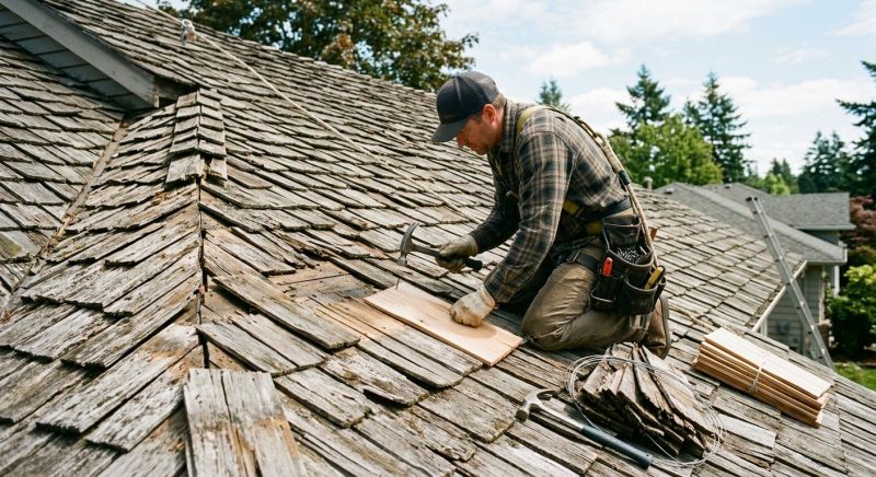 Shake Shingle Repair in Spotsylvania, VA