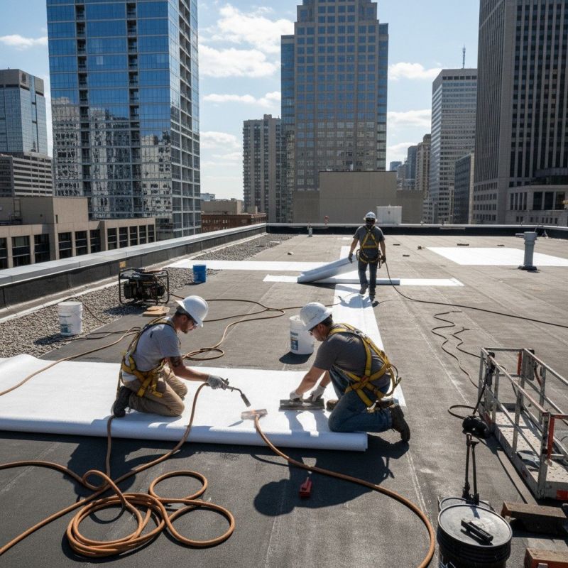 Single Ply Roof Repair in Catlett, VA