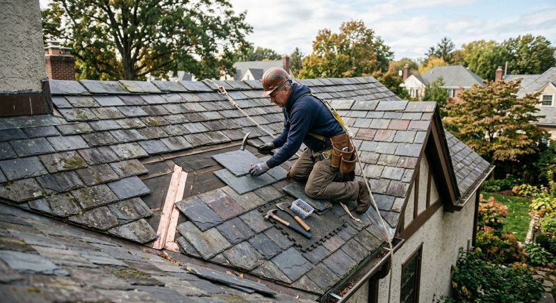 Slate Roof Repair in Spotsylvania, VA