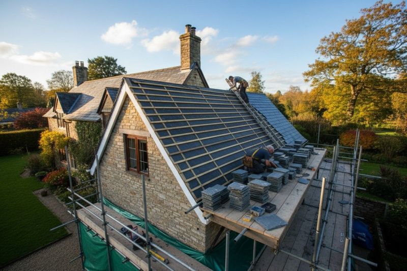 Slate Roof Replacement in Clifton, VA