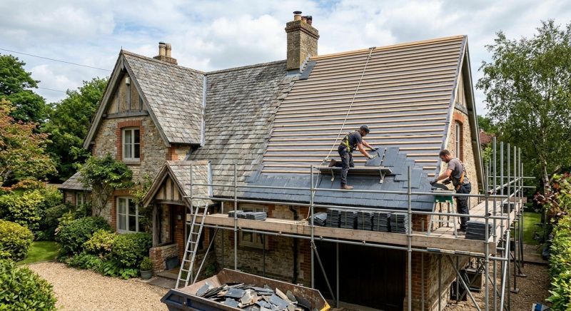 Slate Roof Replacement in Fauquier County, VA