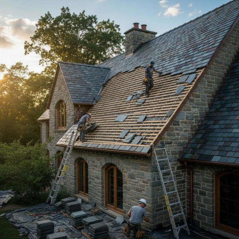 Slate Roof Replacement in Woodbridge, VA
