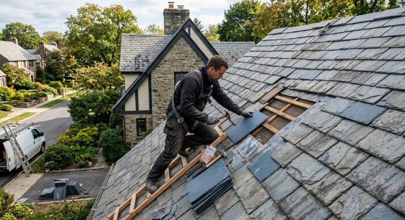 Slate Shingles Repair in Spotsylvania County, VA