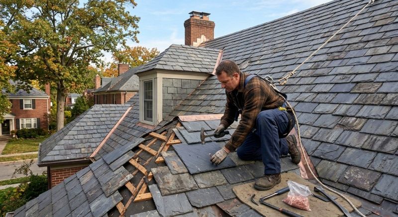Slate Shingles Repair in Warrenton, VA