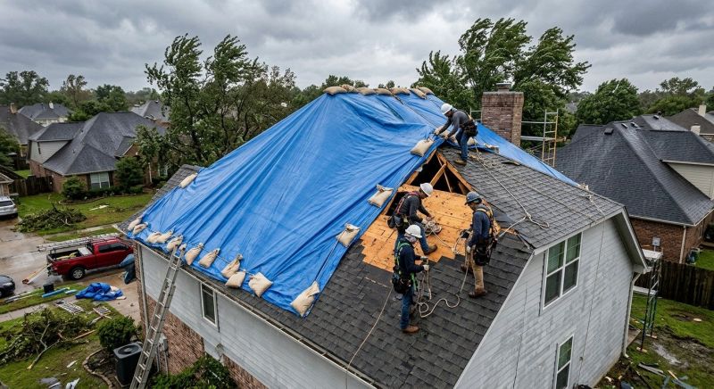 Storm Damage Roof Repair in Bryans Road, MD