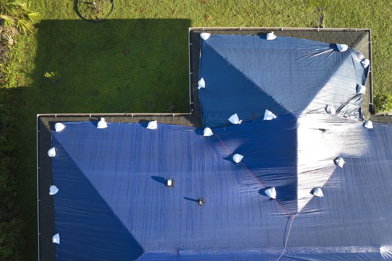 Storm Damage Roof Tarping in Stafford County, VA