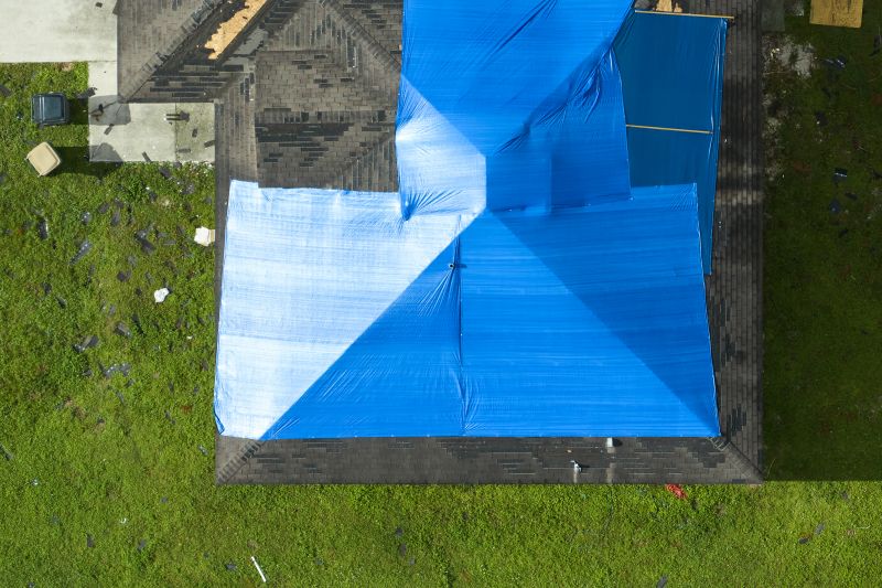 Storm Damage Roof Tarping in Stafford County, VA