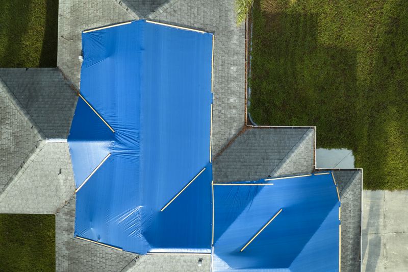 Storm Damage Roof Tarping in Stafford County, VA
