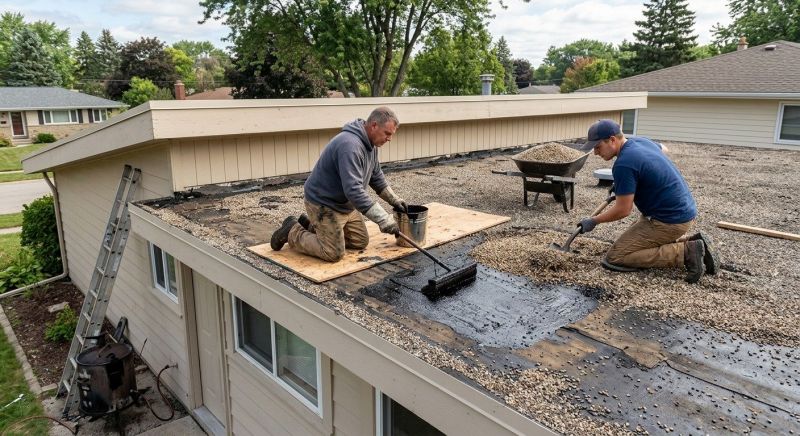 Tar And Gravel Roof Repair in Stafford County, VA