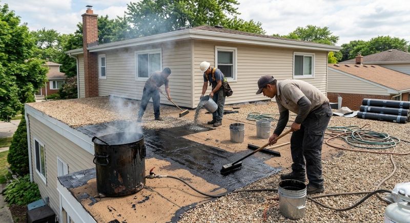 Tar And Gravel Roof Repair in Prince William County, VA