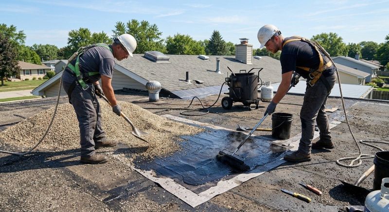 Tar And Gravel Roof Repair in Spotsylvania, VA