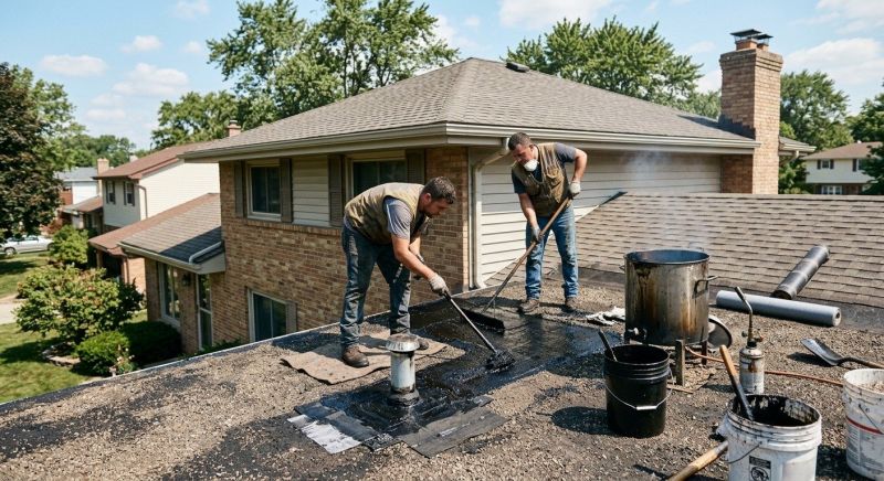 Tar Roof Repair in Fredericksburg, VA