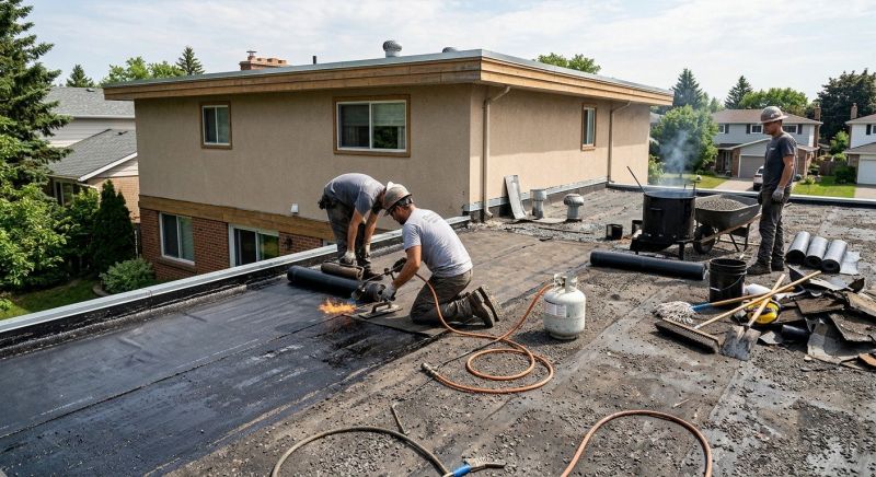 Tar Roof Repair in Port Royal, VA