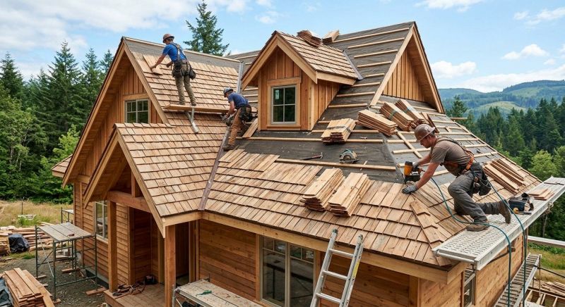 Wood Roofing Installation in Burke, VA