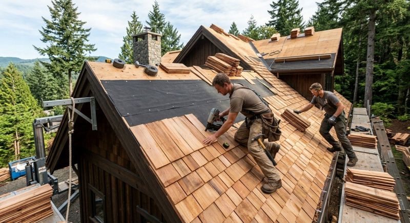 Wood Roofing Installation in Spotsylvania County, VA