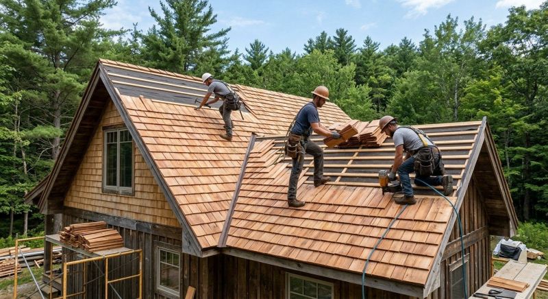 Wood Roofing Installation in Springfield, VA