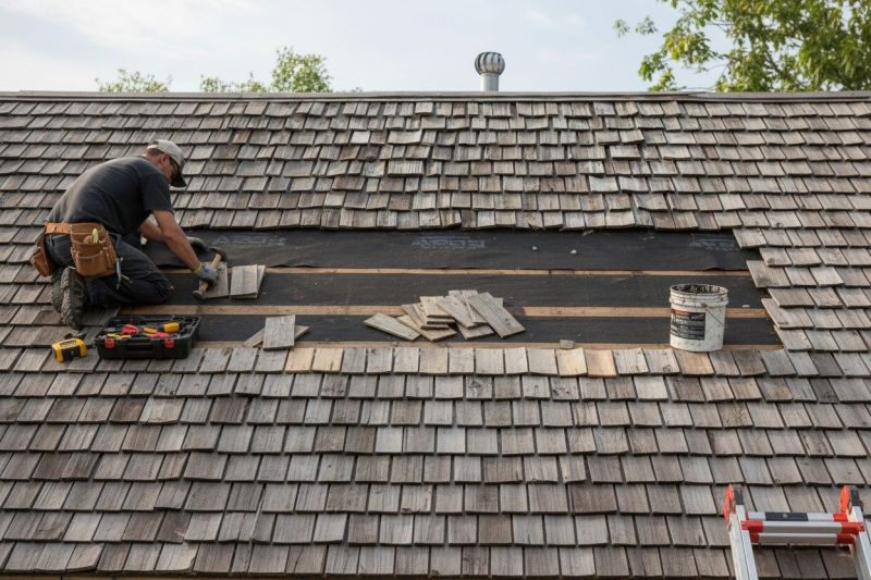 Wood Shake Roof Repair in Catlett, VA