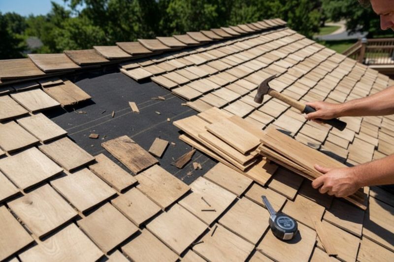 Wood Shake Roof Repair in Warrenton, VA
