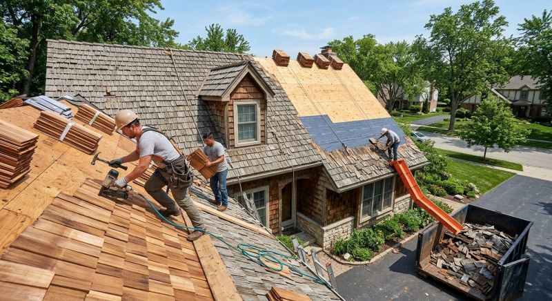 Wood Shake Roof Replacement in Stafford County, VA